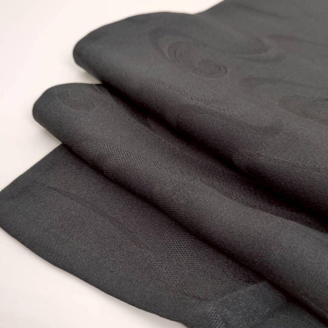 み*ち様 逸品 単衣 無地付下げ トールサイズ 流水 三つ紋 着物 正絹 A-0