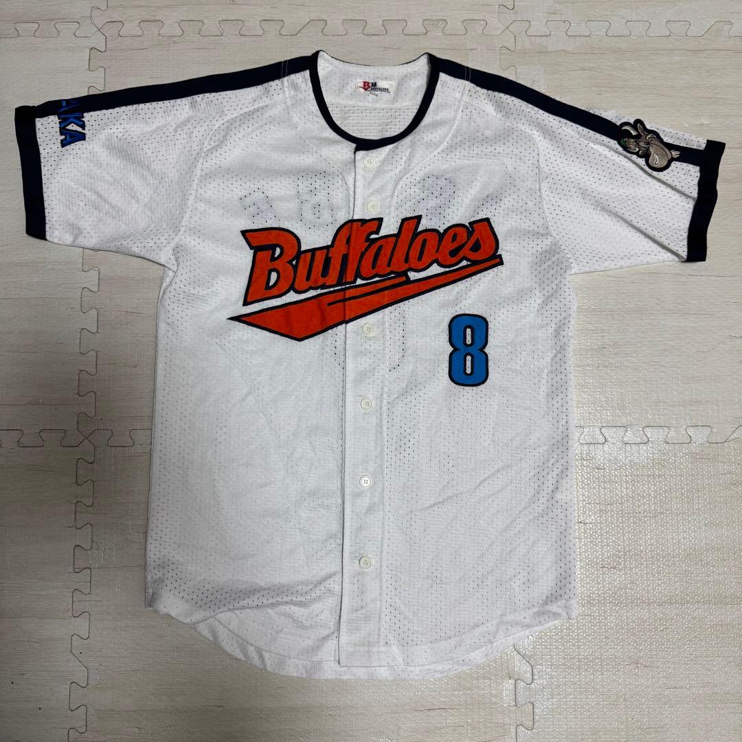 当時物 大阪近鉄バファローズ レプリカユニフォーム(ホーム) 礒部 Lサイズ