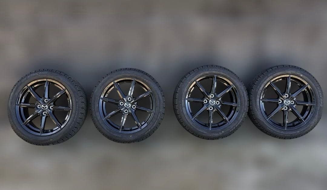 s*o様 NDロードスター 純正ホイール　スタッドレスタイヤ付き　4本セット