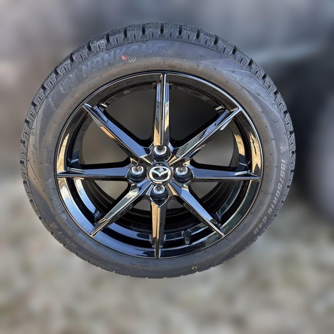 s*o様 NDロードスター 純正ホイール　スタッドレスタイヤ付き　4本セット