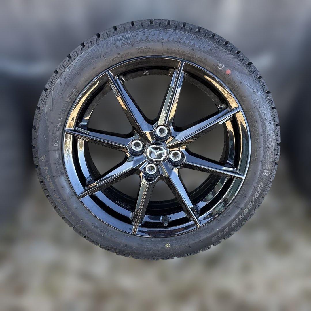 s*o様 NDロードスター 純正ホイール　スタッドレスタイヤ付き　4本セット