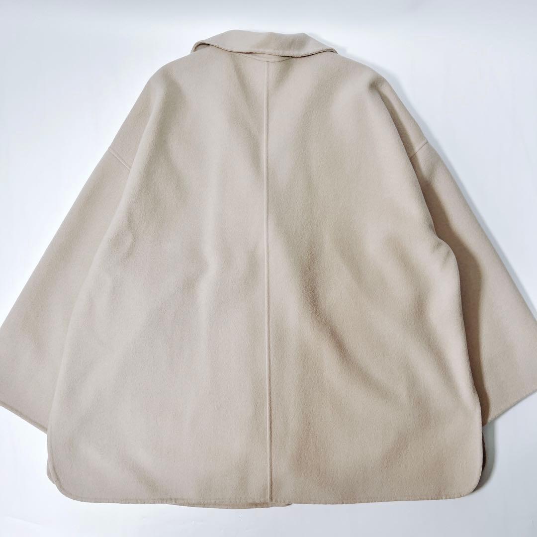 スローブイエナ HAMILTON woolダブルフェイススタンドコート ベージュ