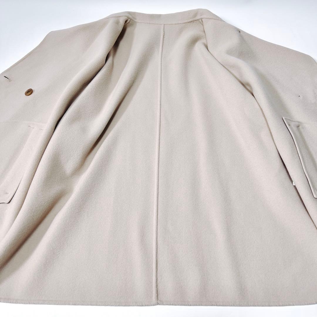 スローブイエナ HAMILTON woolダブルフェイススタンドコート ベージュ