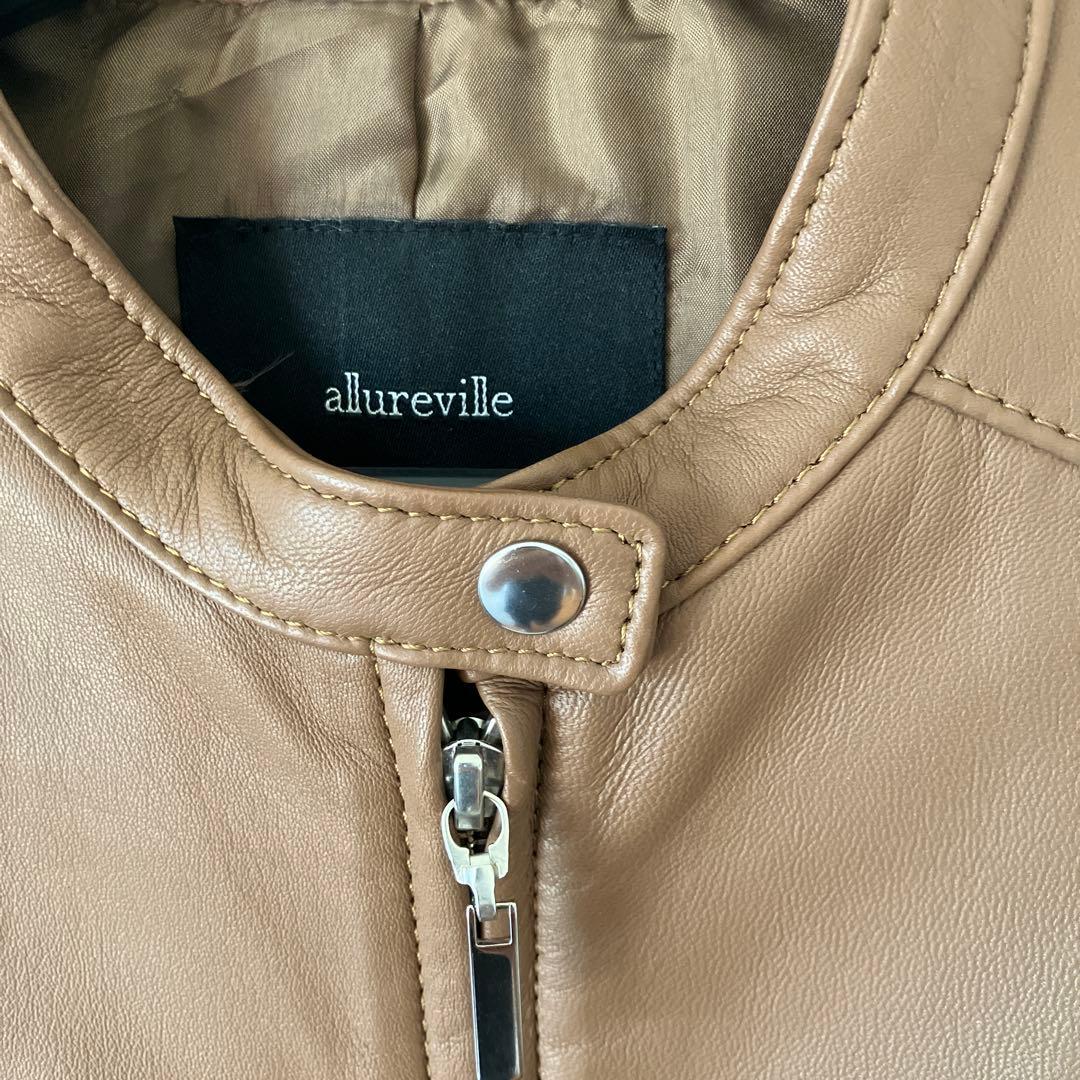 allureville レディースレザージャケット サイズM