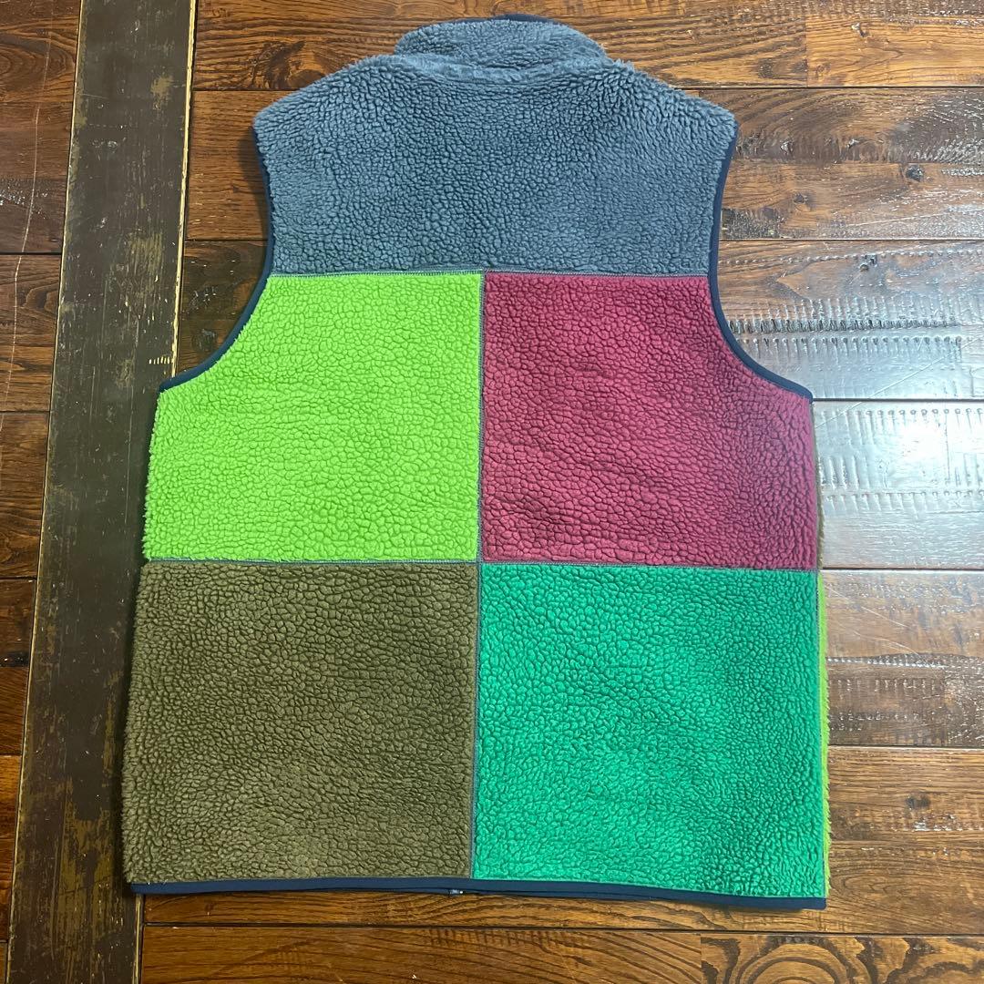 美品 レア Lサイズはかなり貴重 パタゴニア レトロx ベスト パッチワーク