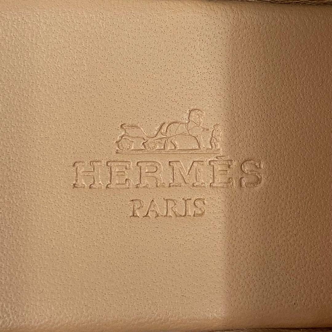 エルメス サンダル 《 コラリア 》 白 ゴールド 37 24cm程度 未使用