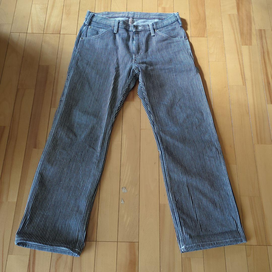 IRON HEART ヒッコリーワークパンツ