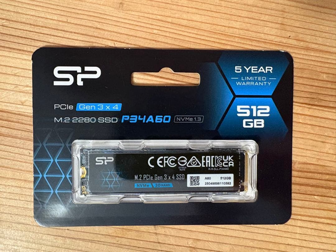 シリコンパワー 512GB SP512GBP34A60M28