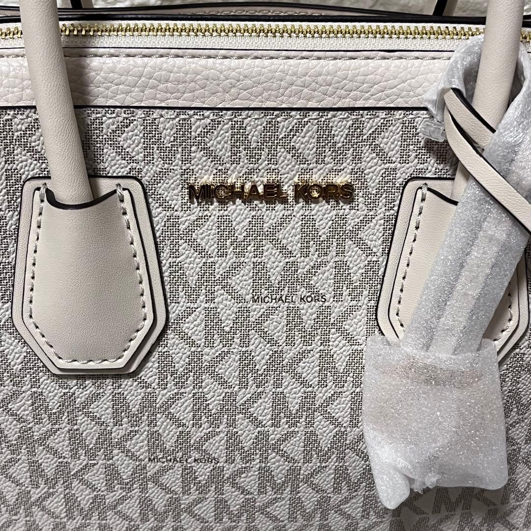 未使用✨マイケルコース ハンドバッグ ショルダー 2WAY PVC レザー 白