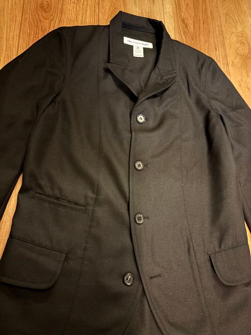 COMME des GARCONS SHIRT ピークドラペルジャケット
