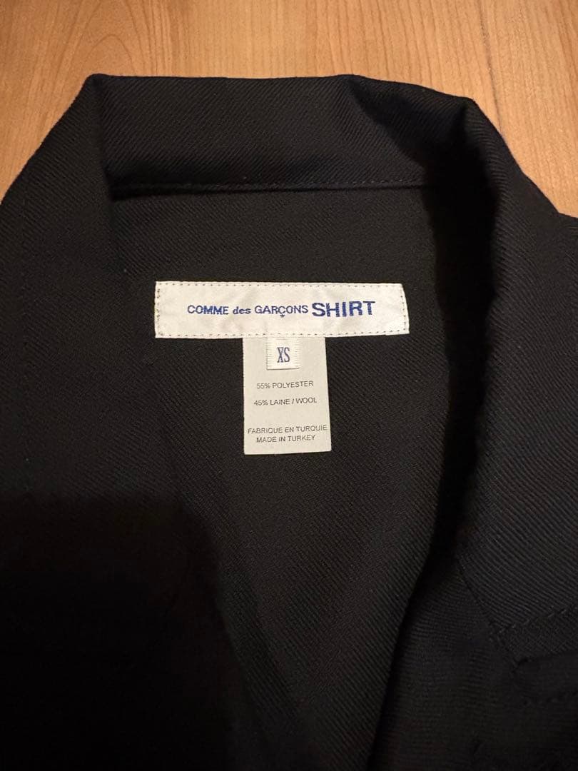 COMME des GARCONS SHIRT ピークドラペルジャケット