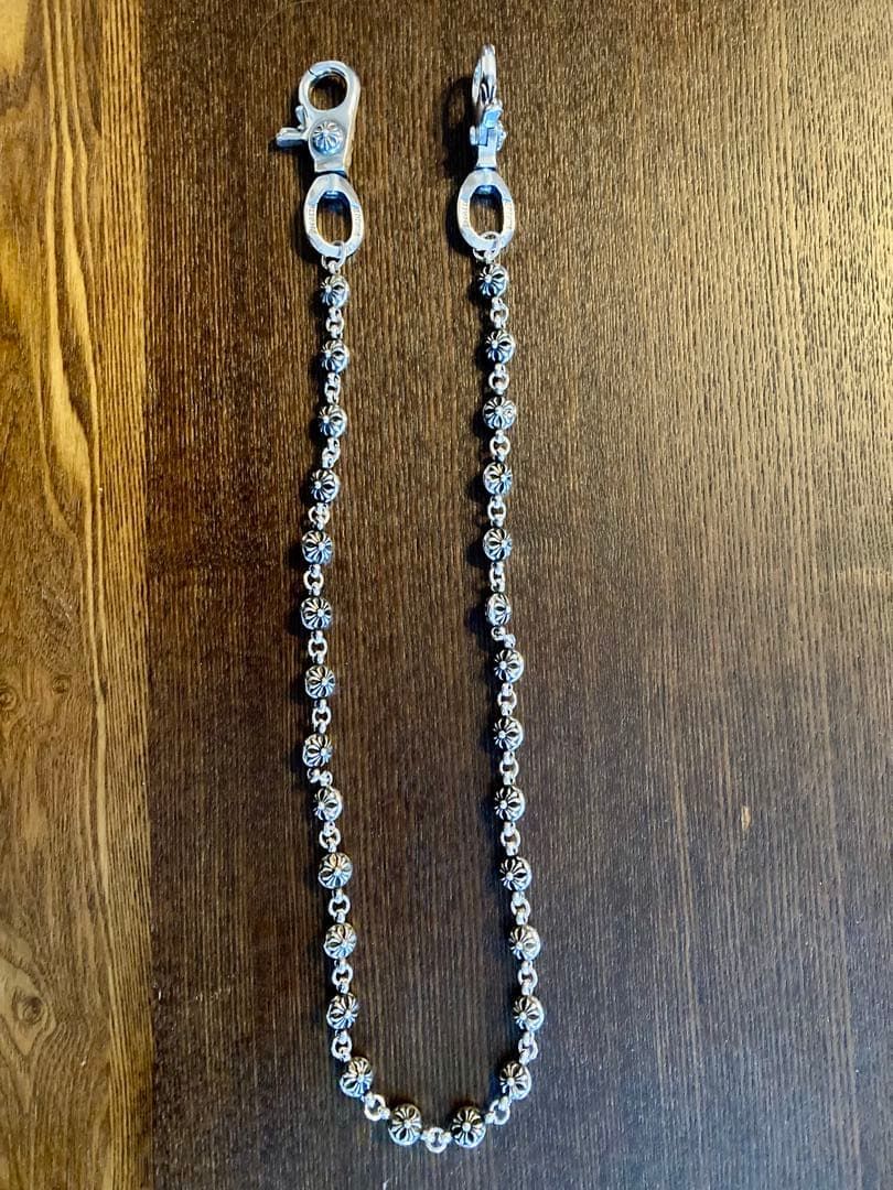 B*y様 シルバークロスボールウォレットチェーン