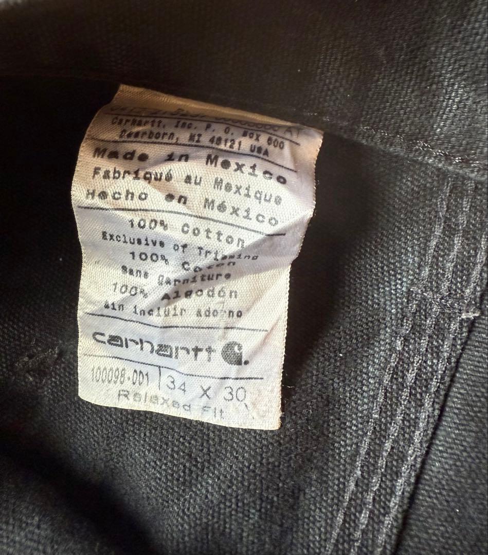 carhartt カーハートダブルニー　BLK