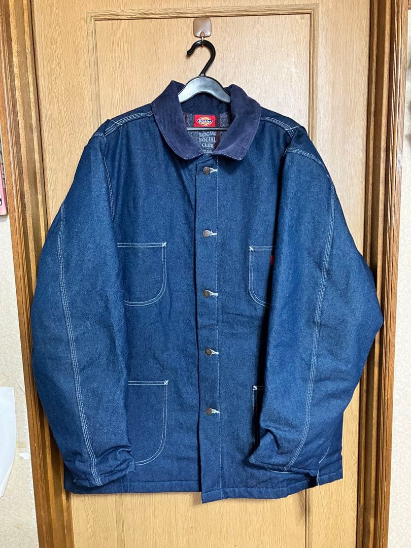 【XL】ASSC × Dickies デニム チョアコート コラボ