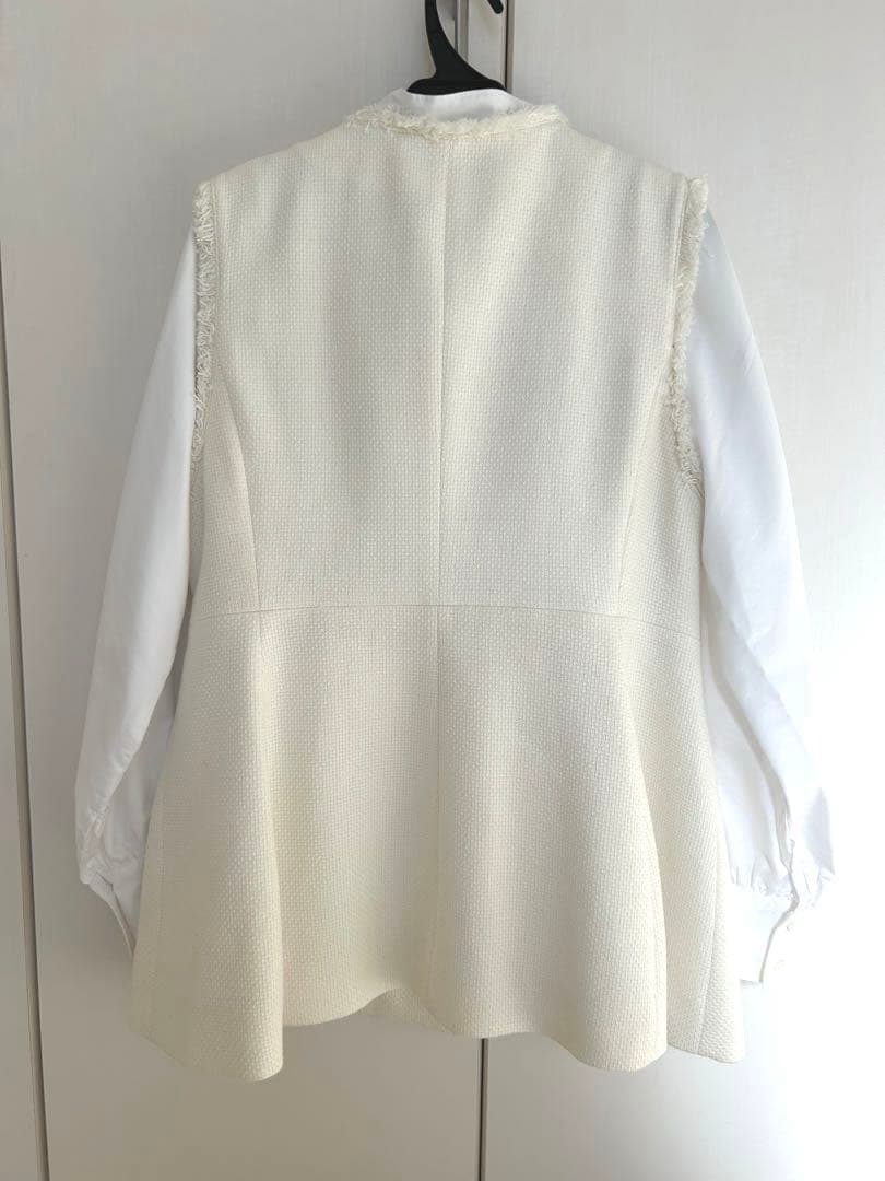 green label relaxing バケットペプラムジレ　ブラック　セット