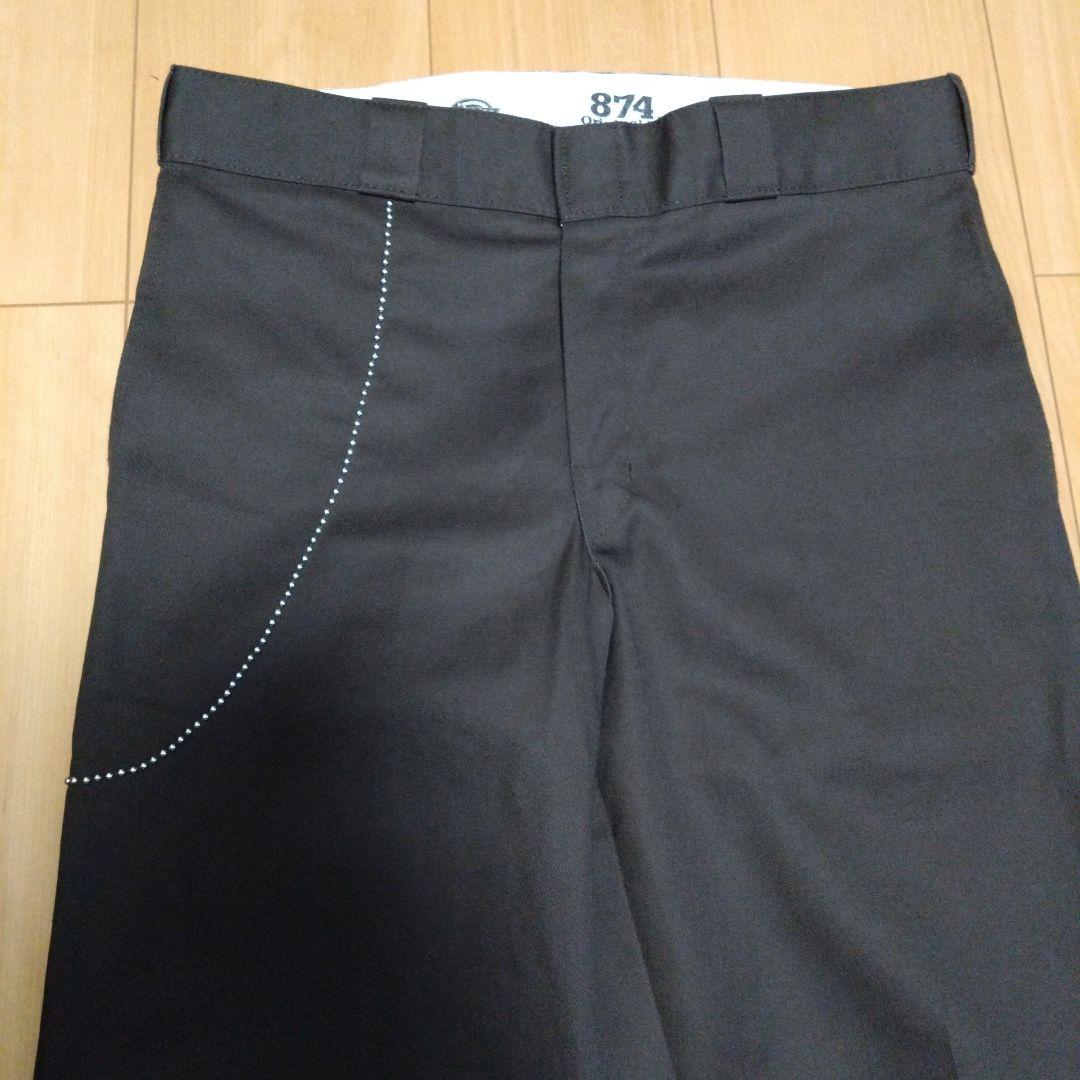 キムタク同型同色 HTC×Dickies 874 ボールチェーン スタッズパンツ