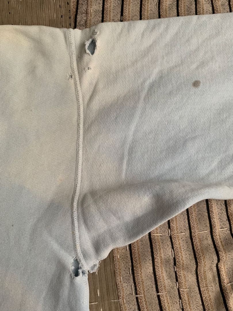 雰囲気系 50s 前V vtg スウェット USA製 ダメージ ボロ ビンスエ