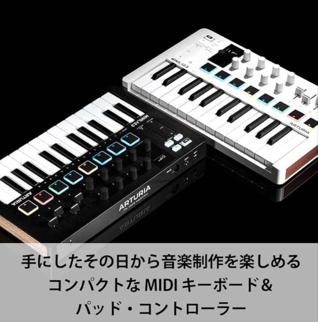 音楽気軽に作りたい人おすすめARTURIA MIDI MiniLab3