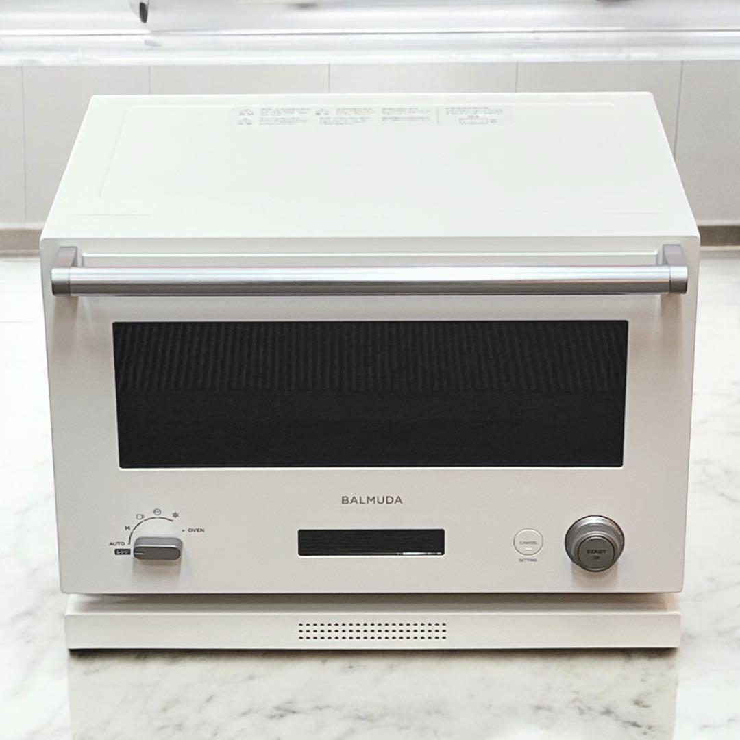 【美品】BALMUDA K04A-WH オーブンレンジ 2020年 ホワイト 白
