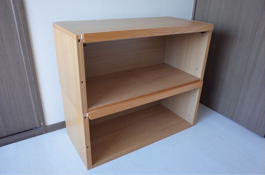 無印良品　フラップ扉ボックス　2個セット販売