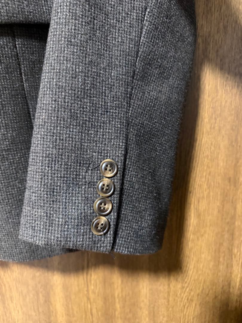 feepur ウール混テーラードジャケット ブラウンMサイズ