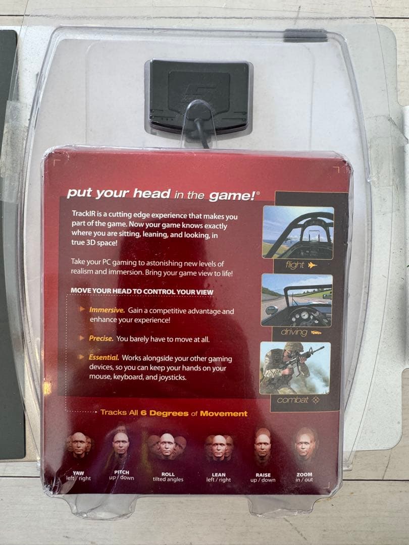 TRACKIR by NaturalPoint シミュレーションヘッドトラッカー