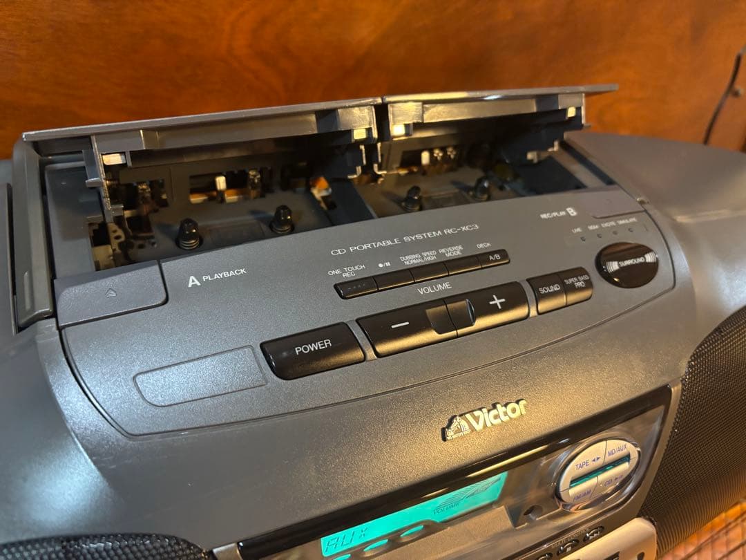 Victor RC-XC3 CDラジカセ：作動品