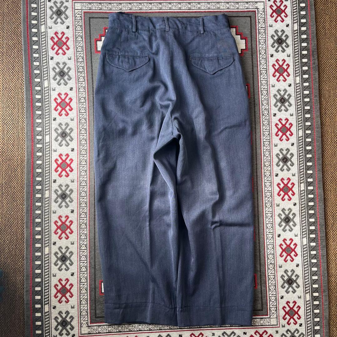 50s レーヨンスラックス ギャバジン vintage 極太 60s usa製