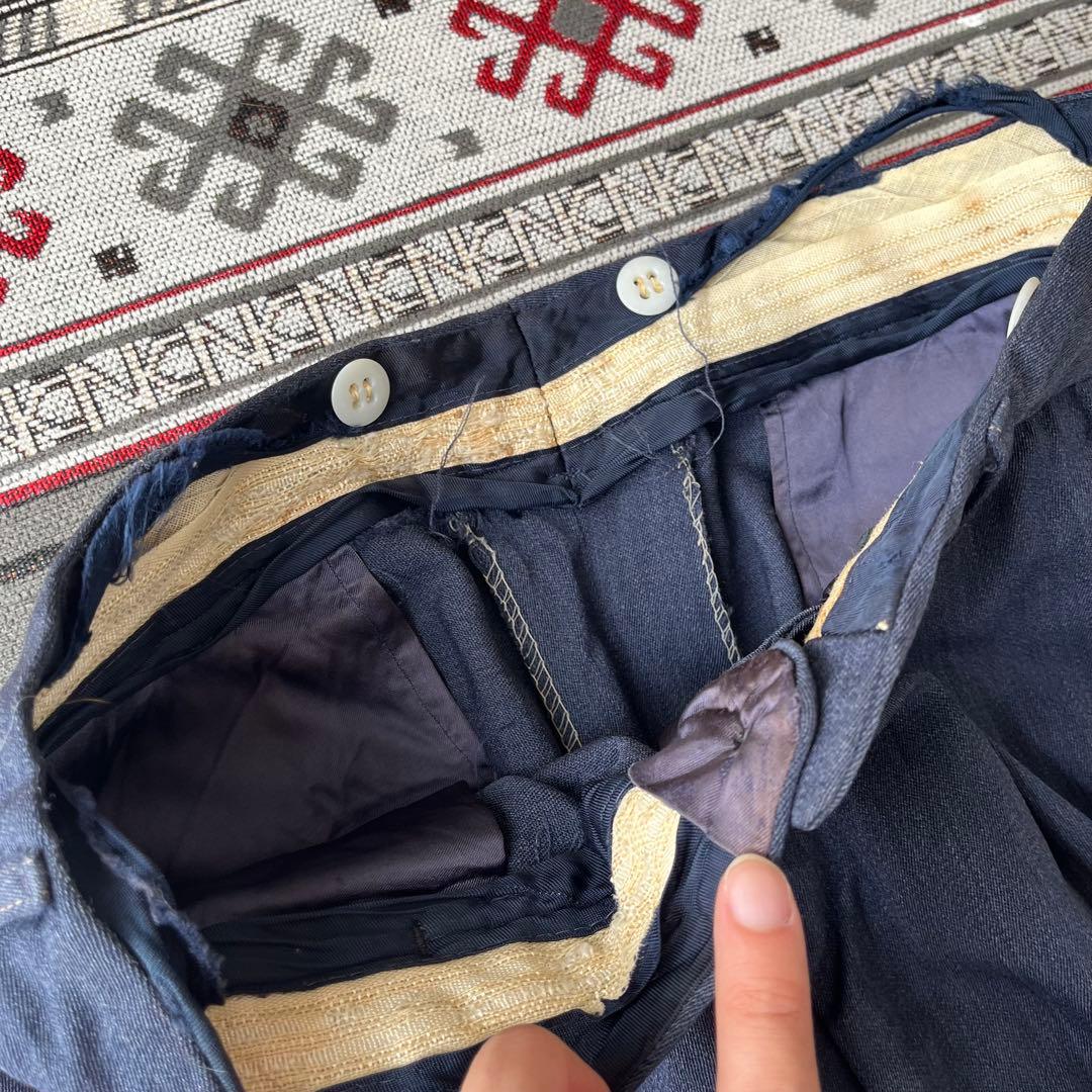 50s レーヨンスラックス ギャバジン vintage 極太 60s usa製