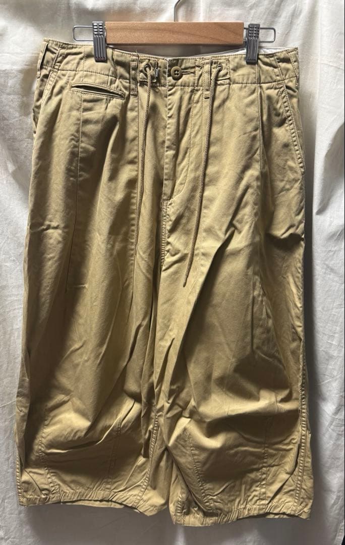 needles ヒザデルパンツ　h.d カーキ　ベージュ　ワークパンツ