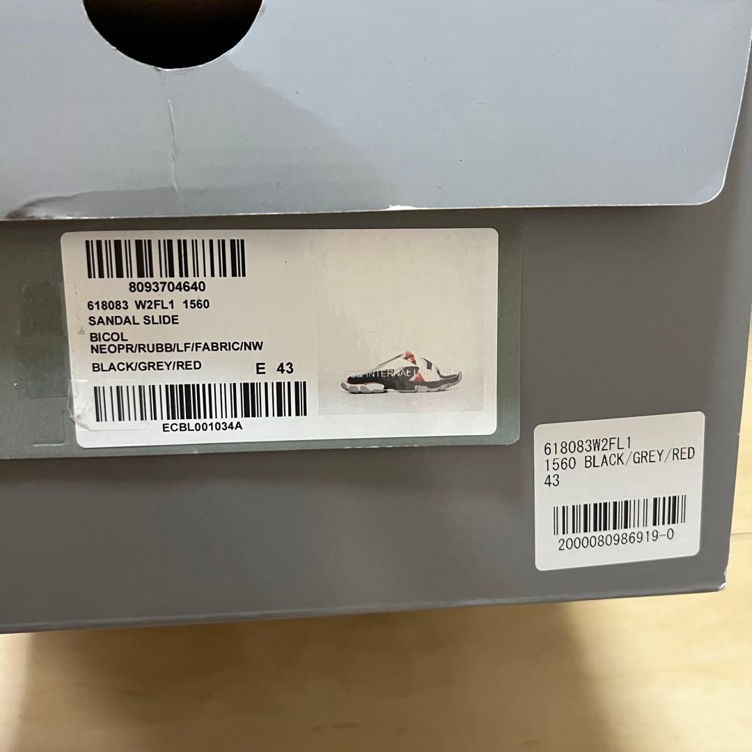 akira balenciaga track サンダル 43