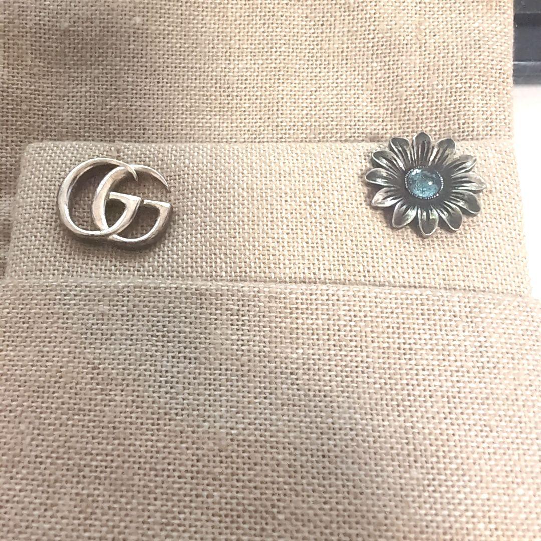 グッチ ピアスフラワーマーモント 925シルバー GUCCI