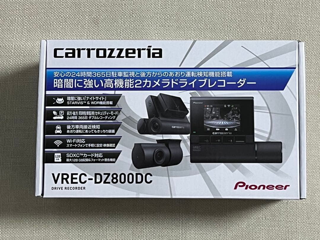 Pioneer VREC-DZ800DC ドライブレコーダー カロッツェリア