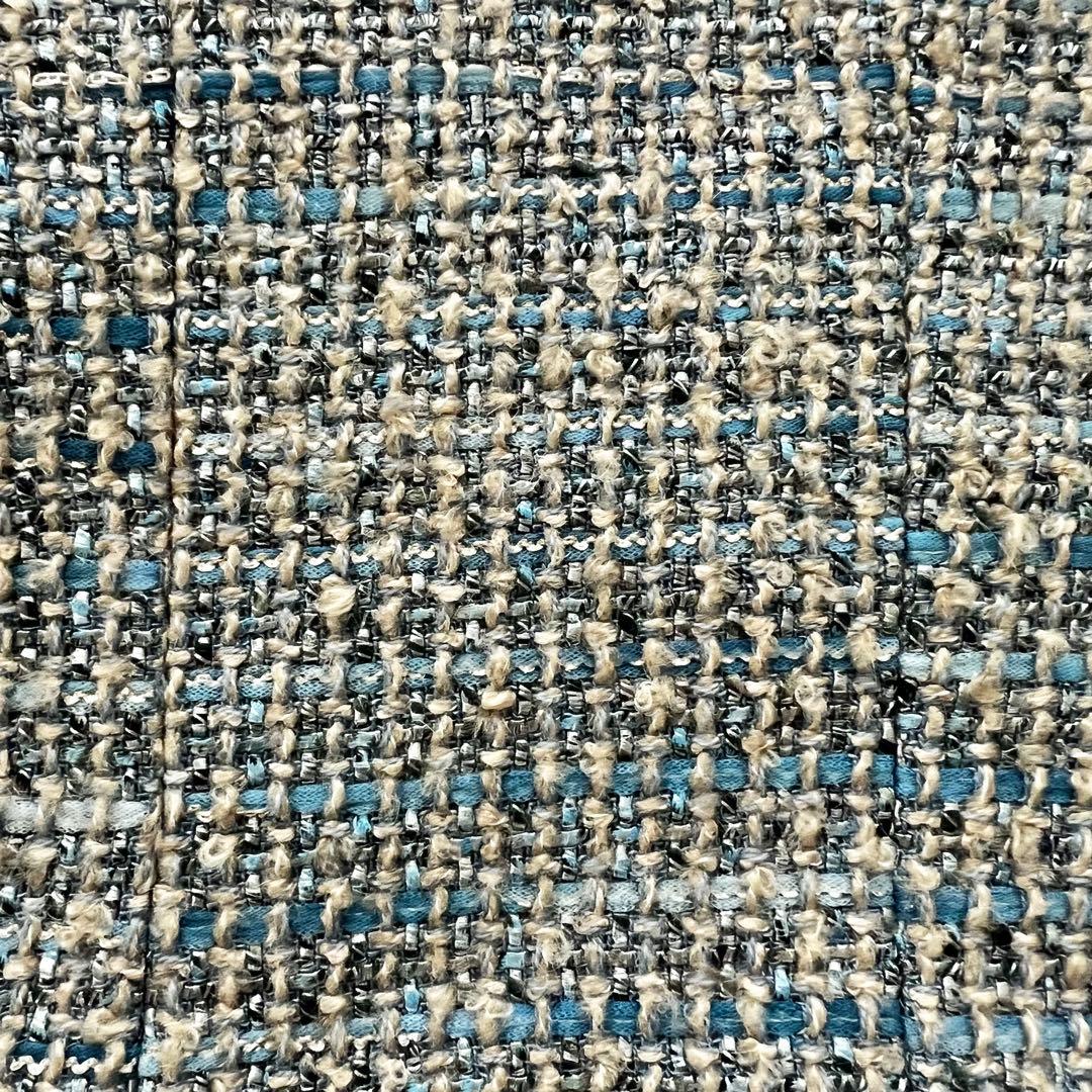 美品【期間限定出品】23区 リントンツイード ノーカラージャケット 38