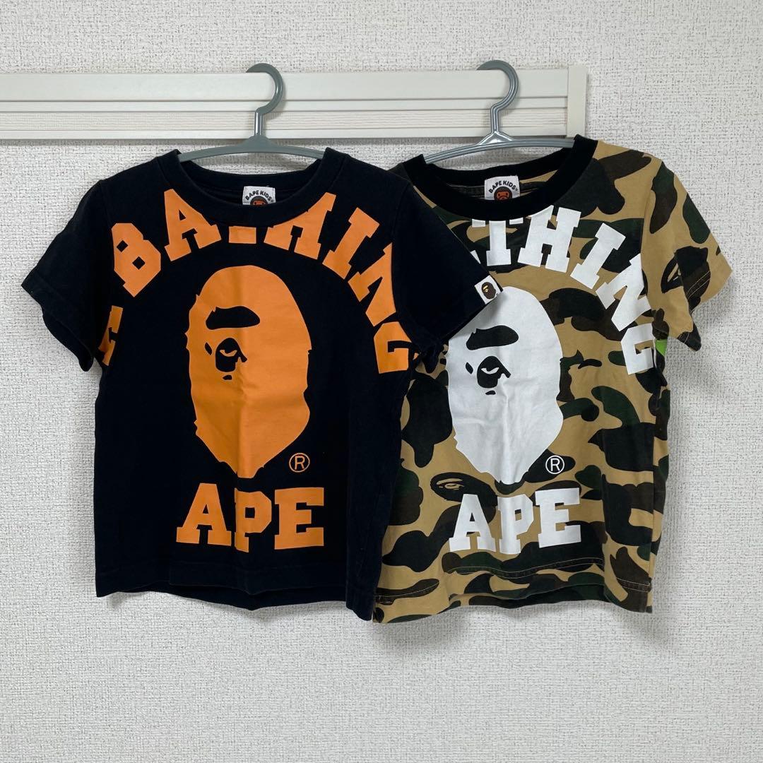 BAPE KIDS アベイシングエイプTシャツ 100cmセット