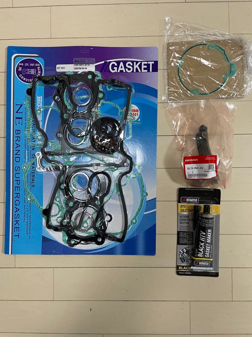 CBX750 CB750 ジェネレーターチェーンテンショナー交換セット！