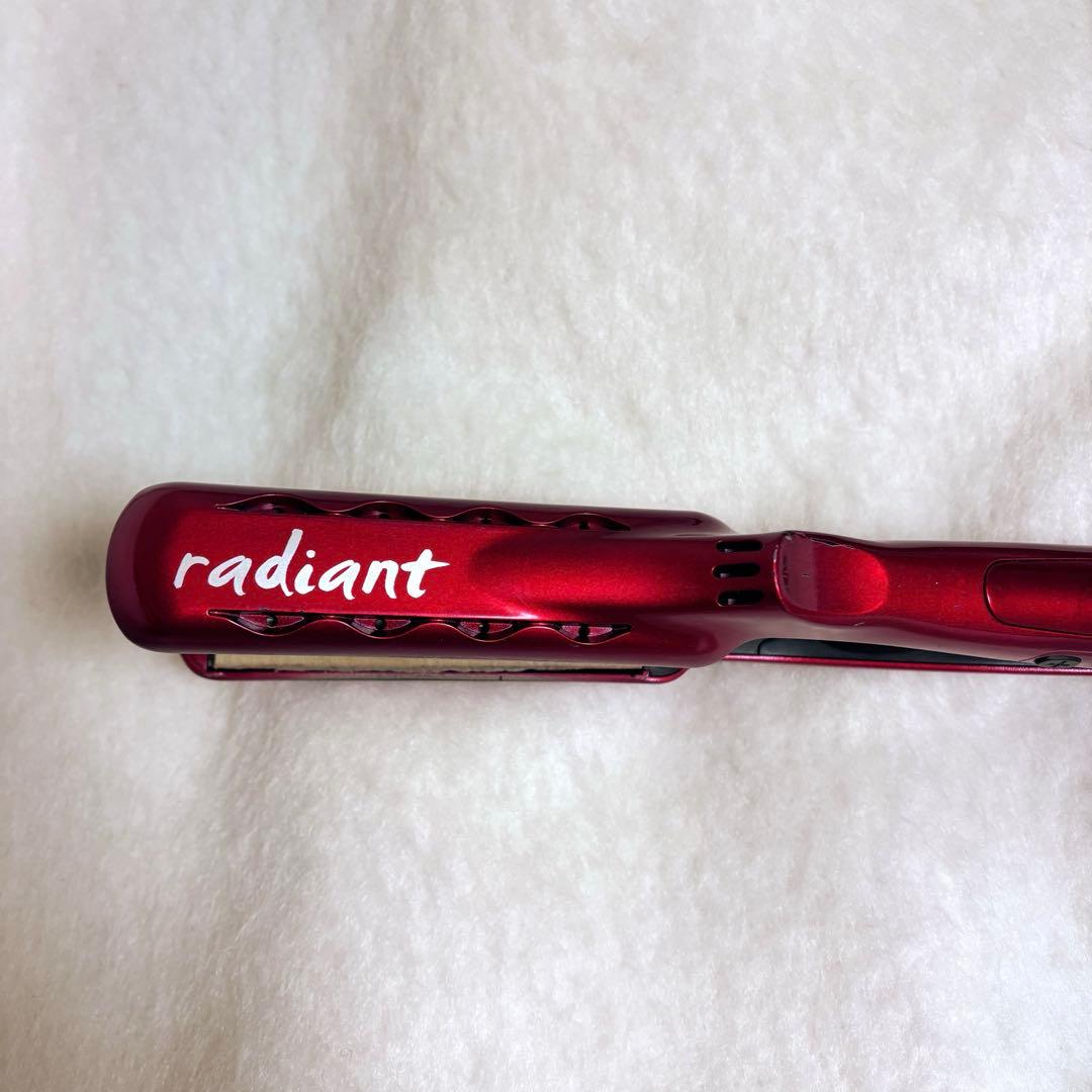 radiant ストレートヘアアイロン レッド