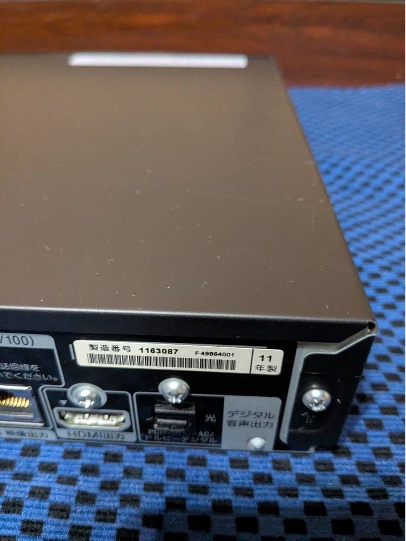 SONY ブルーレイレコーダー リモコン付き