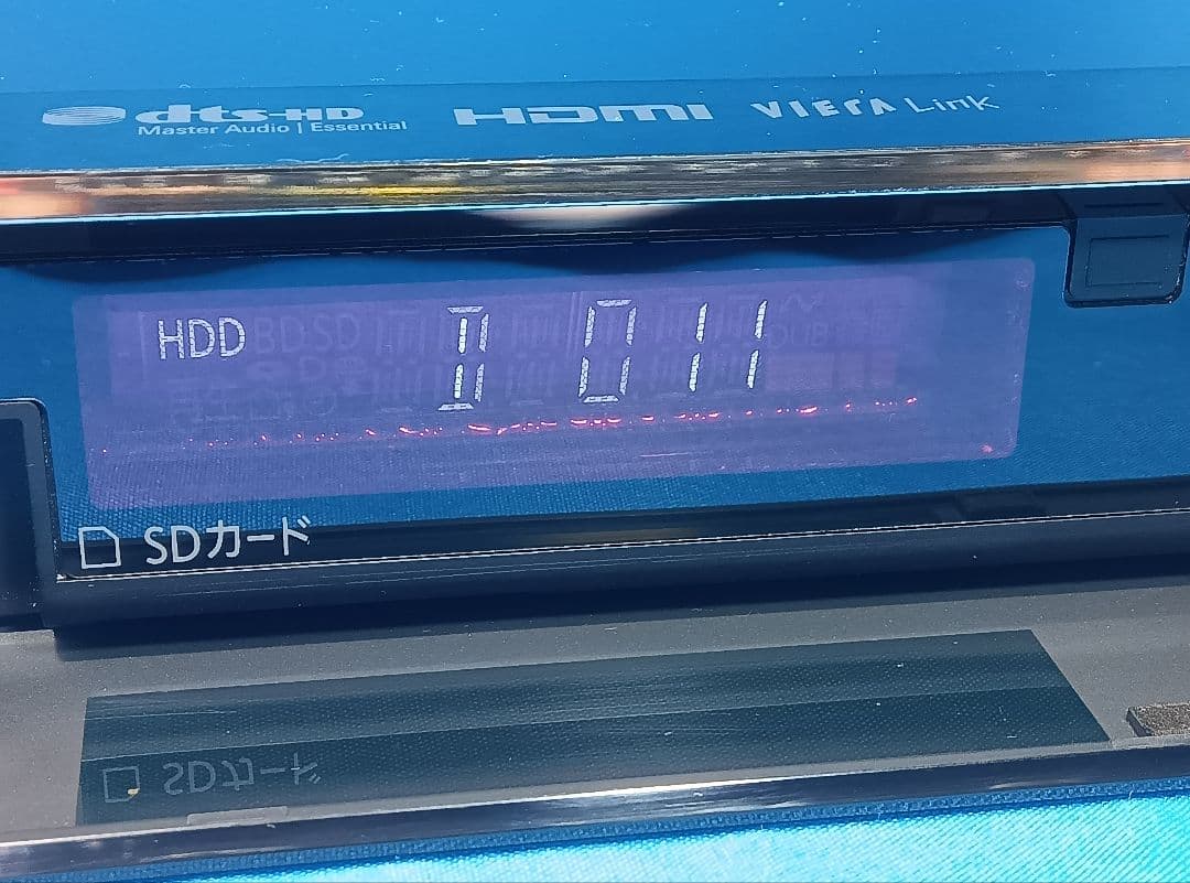 HDD 1TB⇒2TB ブルーレイレコーダー パナソニック DIGA 完動品