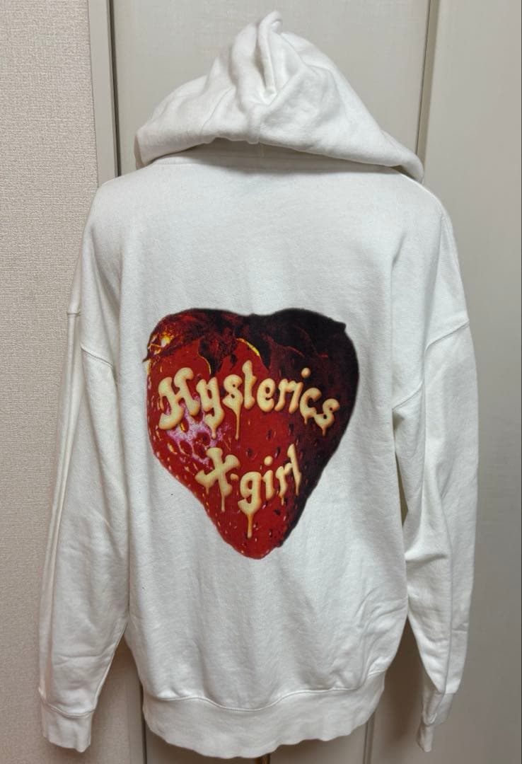 X-girl × HYSTERIC GLAMOUR スカルベリー パーカー