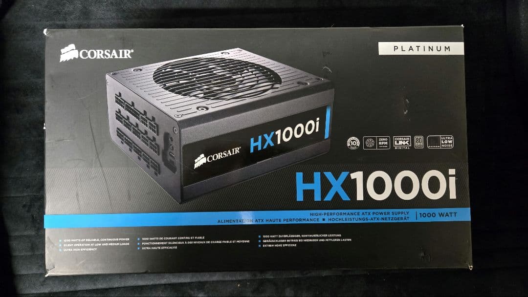 Corsair HX1000i 電源ユニット 1000W