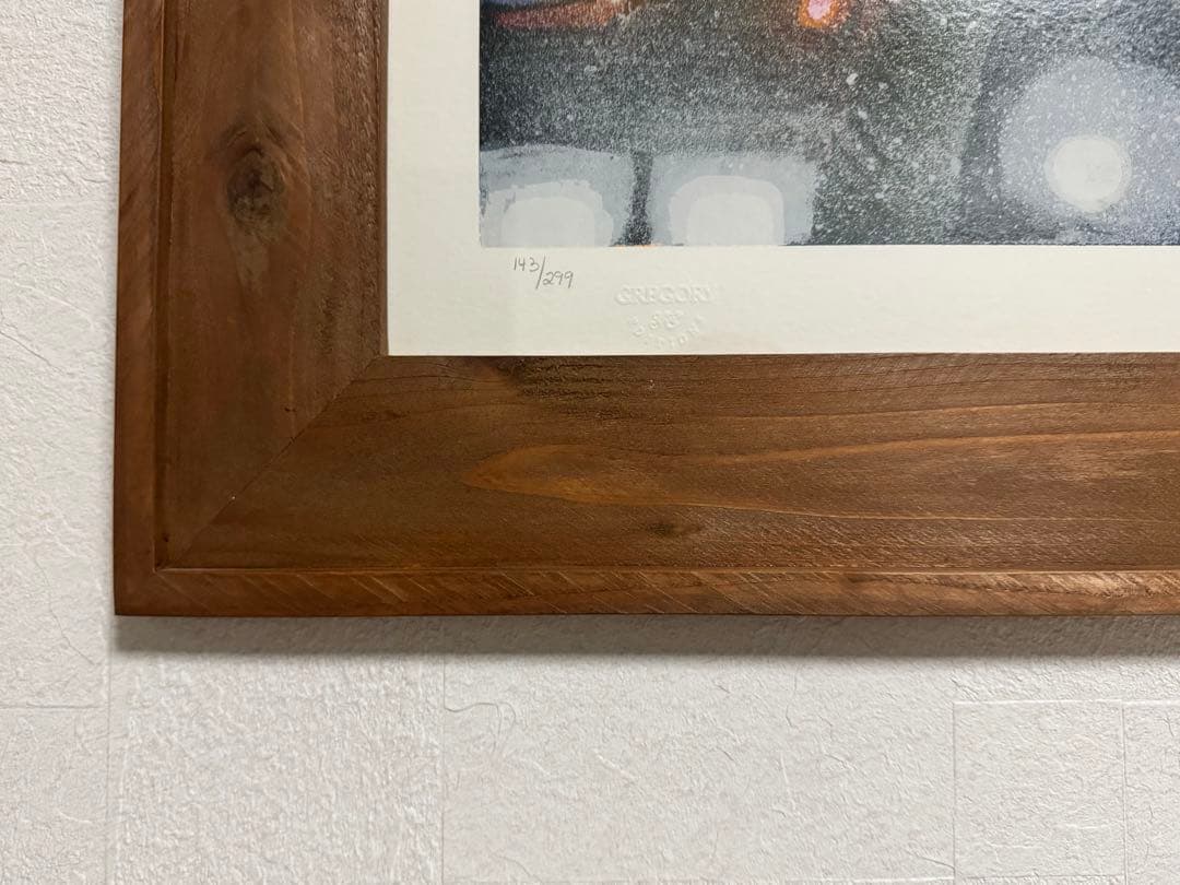 癒される絵画★ジェームスタルマージ (サンタモニカサンセット) シルクスクリーン