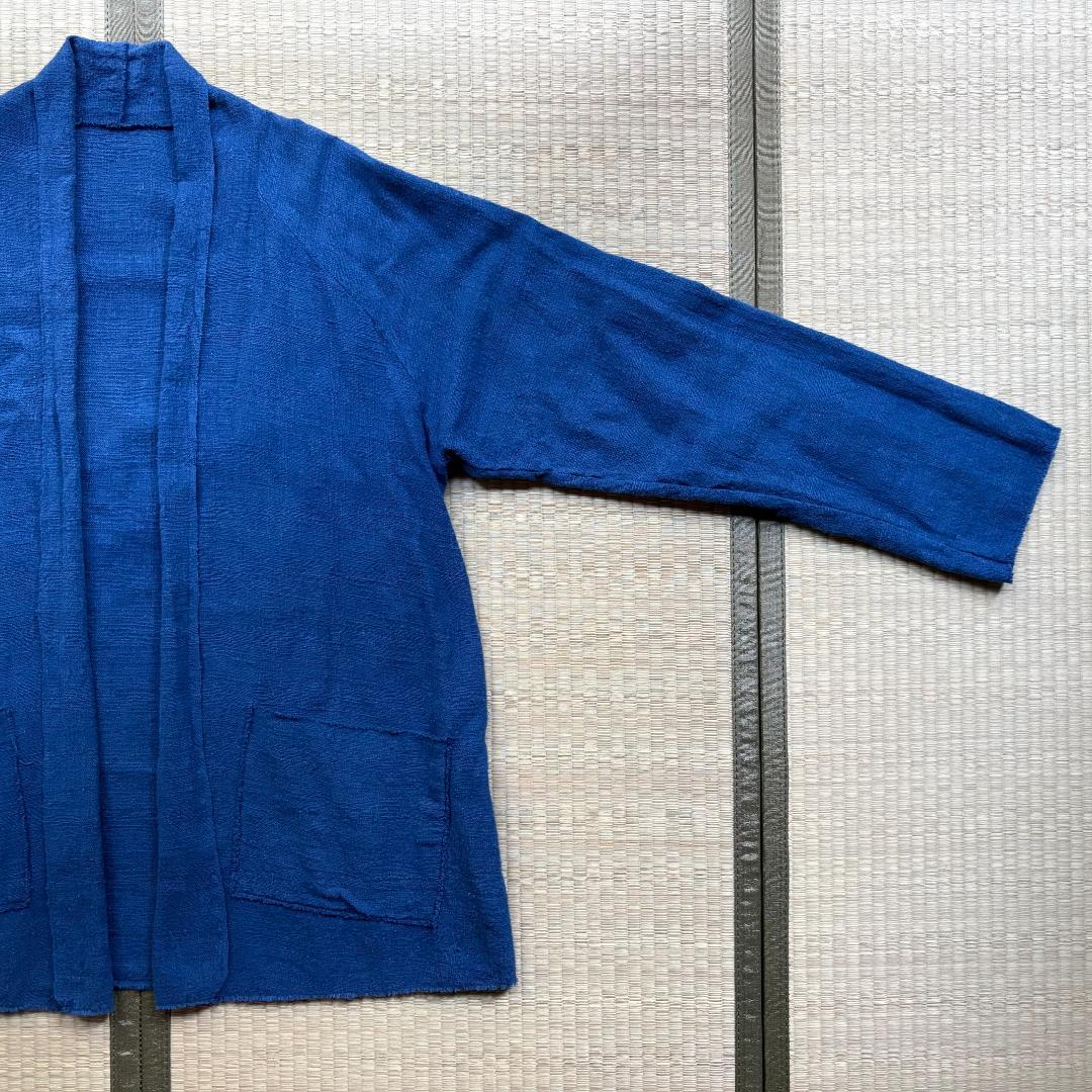 MITTAN SNチャルカkalaコットンジャケット 藍 サイズ3