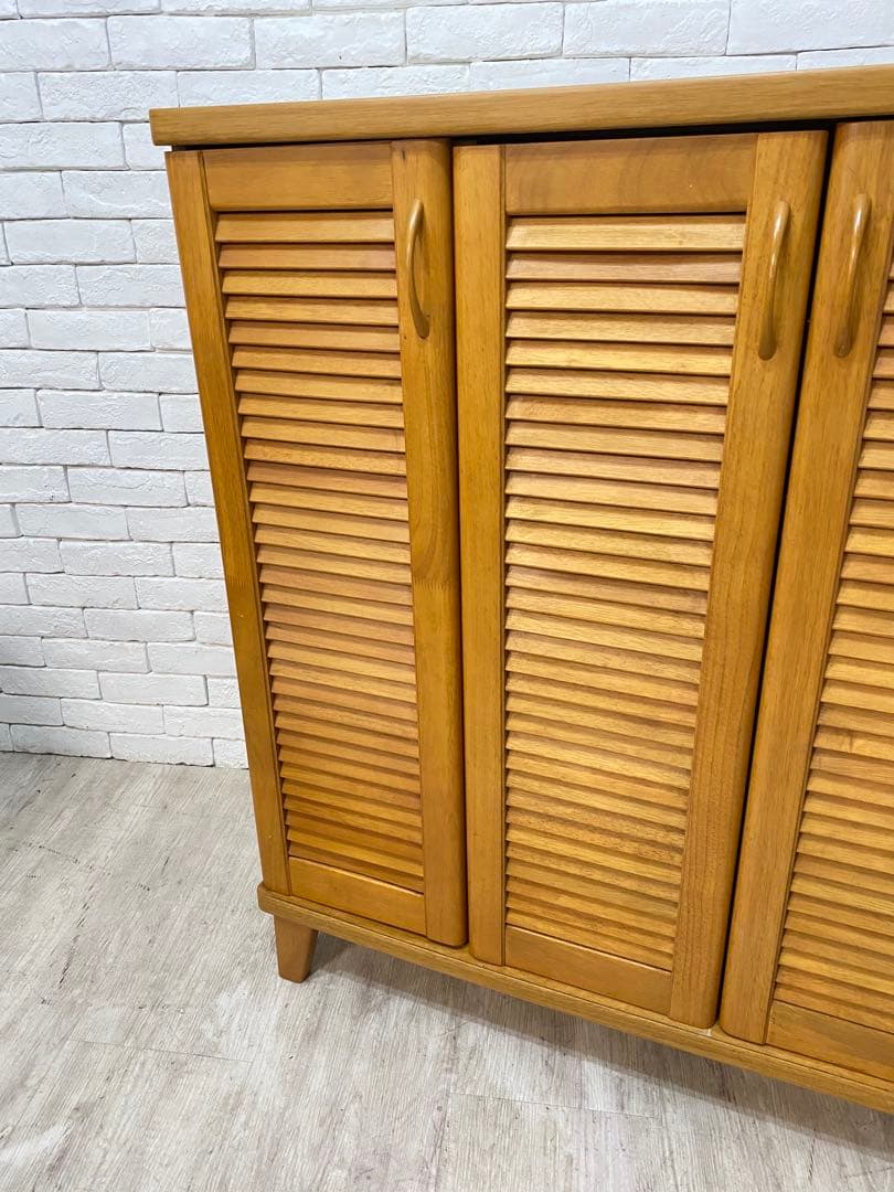 【東京都内23区配送無料】ルーバー　シューズボックス　靴箱　下駄箱　収納　玄関