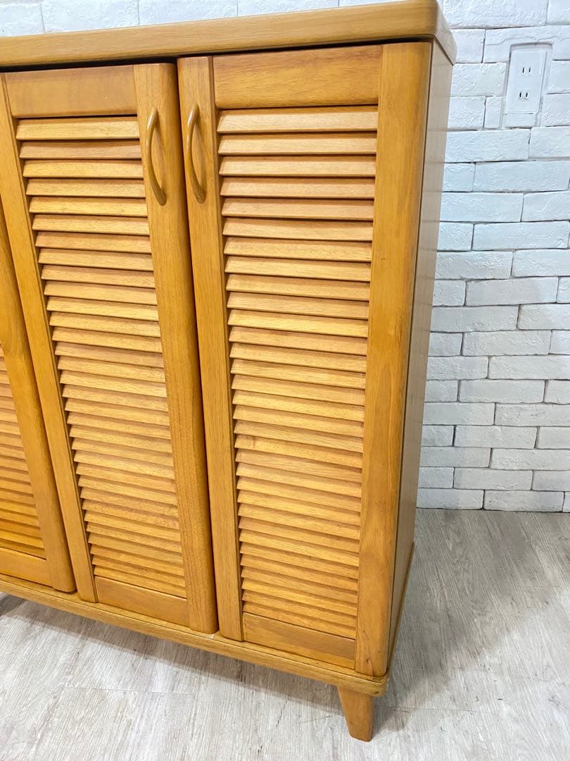 【東京都内23区配送無料】ルーバー　シューズボックス　靴箱　下駄箱　収納　玄関