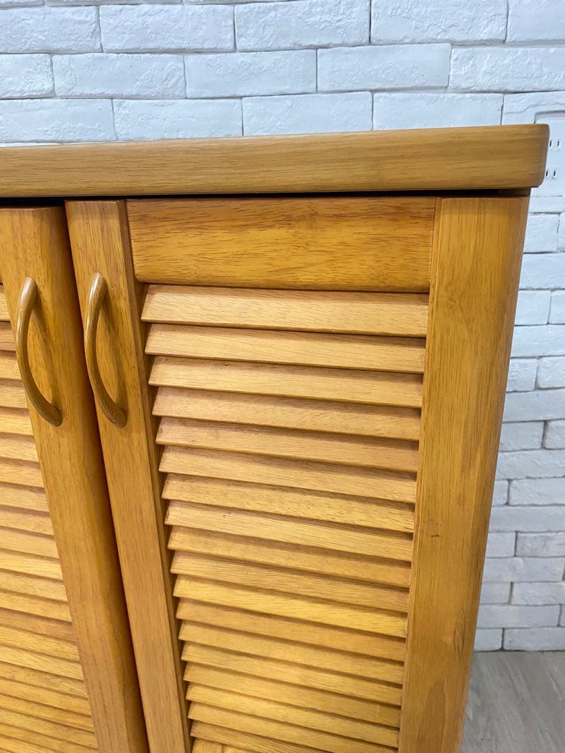 【東京都内23区配送無料】ルーバー　シューズボックス　靴箱　下駄箱　収納　玄関