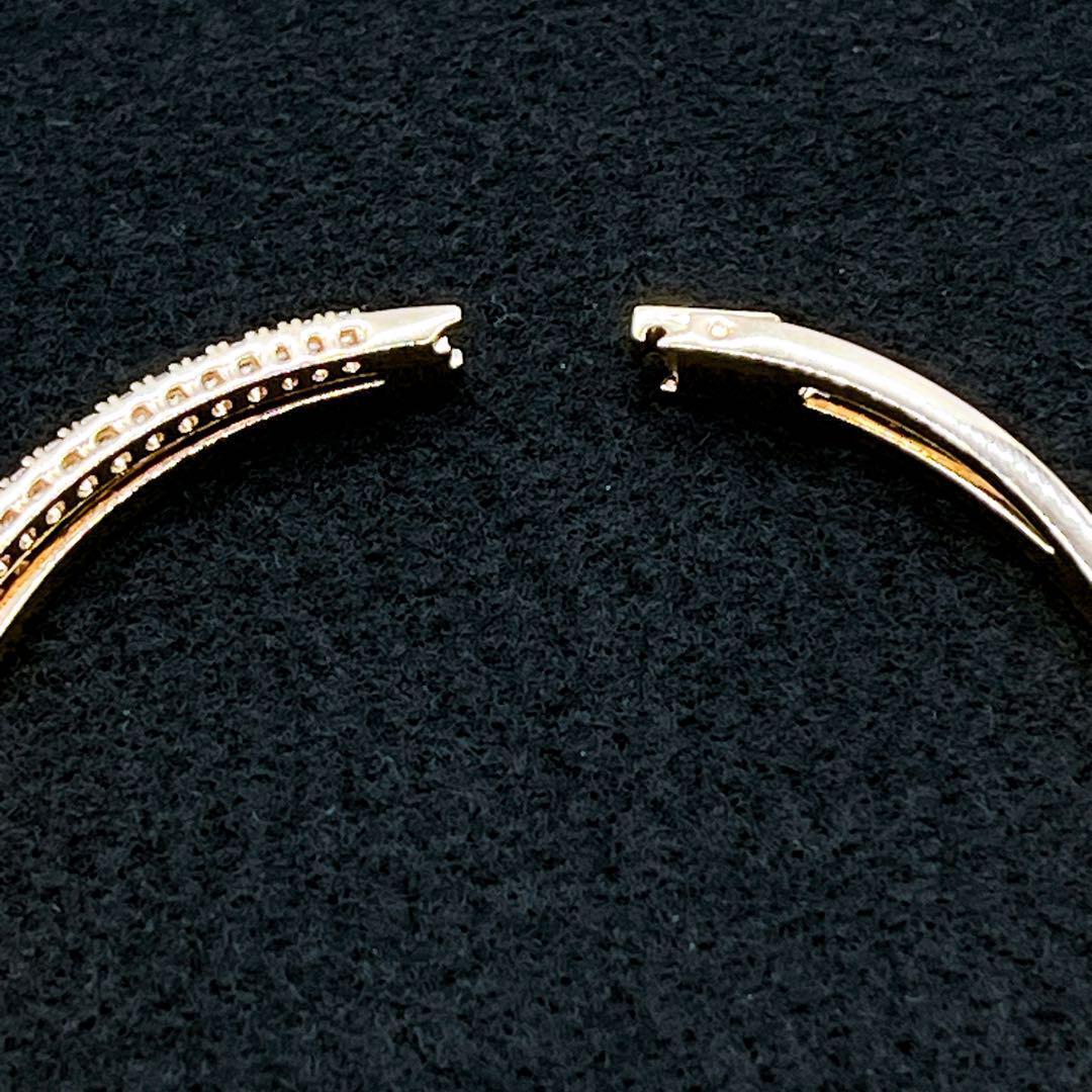 ✨極美品✨スワロフスキー SWAROVSKI ローズゴールドピンクバングル