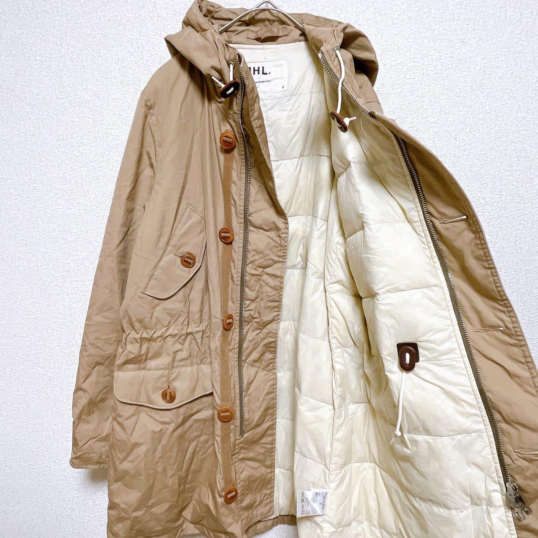 エムエイチエル ＊ マーガレットハウエル ダウンコート モッズコート フード