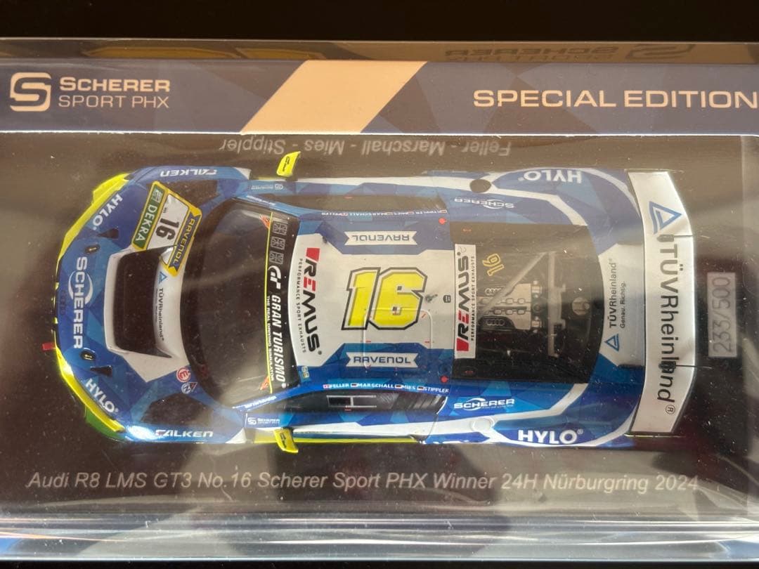 スパーク Audi R8 LMS GT3 シェラー特注 24ニュル優勝!!