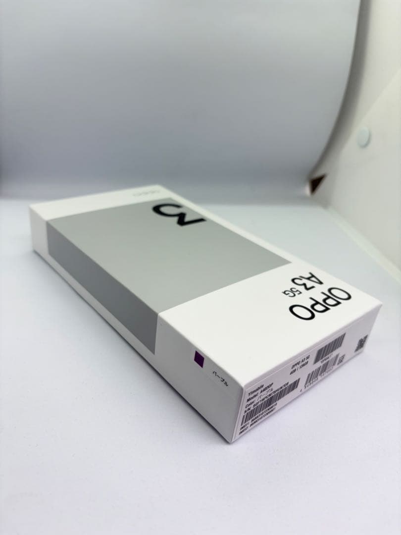 OPPO A3 5G パープル 本体　新品未使用　残債なし　一括購入済　即発送